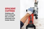 BAUMR-AG Wall Chaser Machine Concrete Chasing Tool Brick Grinder Electric Saw - Image 9
