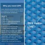 Aurelaqua Pool Roller Cover and 6x3.2m Solar Blanket 400 Micron, Blue - Image 6