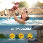 Aurelaqua Pool Roller Cover and 6x3.2m Solar Blanket 400 Micron, Blue - Image 9