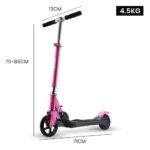 ROVO KIDS Electric Scooter Lithium Ride-On Foldable E-Scooter 125W Rechargeable, Pink - Image 7
