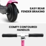ROVO KIDS Electric Scooter Lithium Ride-On Foldable E-Scooter 125W Rechargeable, Pink - Image 9