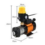 Protege Multi-stage Water Hi-pressure Pump with Auto-controller Home Garden Irrigation 6-Stage Electric - Image 6