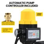 Protege Multi-stage Water Hi-pressure Pump with Auto-controller Home Garden Irrigation 6-Stage Electric - Image 8