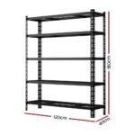 1.8MX1.2M Giantz Garage Shelving Warehouse Rack - Image 2