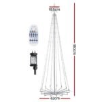 1.8M Christmas Tree 265 LED RGB Fairy Lights Jingle Jollys - Image 2