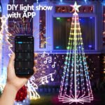 1.8M Christmas Tree 265 LED RGB Fairy Lights Jingle Jollys - Image 6