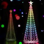1.8M Christmas Tree 265 LED RGB Fairy Lights Jingle Jollys - Image 7