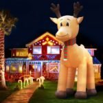 Jingle Jollys Christmas Inflatable Reindeer 5M Illuminated Decorations - Image 8
