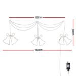 1.8M Christmas Lights 288 LED Bell Motif Light Decorations Jingle Jollys - Image 2