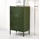 Artiss Buffet Sideboard Metal Cabinet - DOUBLE Green - Image 5