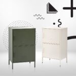 Artiss Buffet Sideboard Metal Cabinet - DOUBLE Green - Image 7