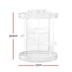 Embellir Makeup Organizer Acrylic Rotating Cosmetic Organizer Storage Display Holder - Image 2