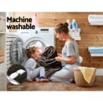 Giselle Bedding Electric Throw Blanket - Chocolate - Image 9