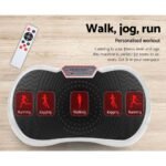 Everfit Vibration Machine Platform Vibrator Resistance Rope Home Fitness White - Image 4