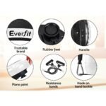 Everfit Vibration Machine Platform Vibrator Resistance Rope Home Fitness White - Image 7