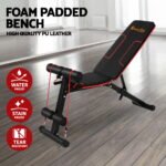 Everfit Weight Bench Adjustable FID Bench Press Home Gym 150kg Capacity - Image 10