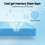 Giselle Bedding Cool Gel Memory Foam Mattress Charcoal 7-Zone Washable Bamboo Cover 15cm Queen - Image 9