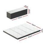 Giselle Bedding Foldable Mattress Folding Foam Queen Bamboo - Image 3