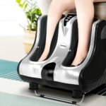 Livemor Foot Massager Massagers Shiatsu Electric Roller Ankle Calf Leg Kneading Silver - Image 10