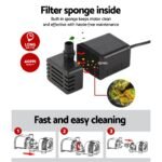 Gardeon Solar Pond Pump Submersible Water Fountain with Battery Kit LED Lights 4.3FT - Image 9