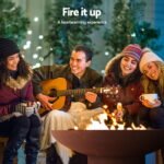Grillz Fire Pit Bowl Cast Iron Rustic 70cm - Image 4