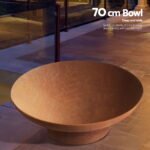 Grillz Fire Pit Bowl Cast Iron Rustic 70cm - Image 6