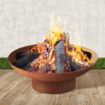Grillz Fire Pit Bowl Cast Iron Rustic 70cm - Image 7