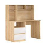 Artiss Computer Desk Office Study Desks Table Bookshelf Drawer - Image 3