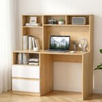 Artiss Computer Desk Office Study Desks Table Bookshelf Drawer - Image 7