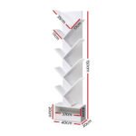 Artiss Tree Bookshelf 9 Tiers - ECHO White - Image 2