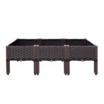 Green Fingers Garden Bed 120x40x36cm PP Planter Box Raised Container Growing Herb - Image 3
