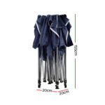 Instahut Gazebo Pop Up 3x3m w/Base Podx4 Marquee Folding Outdoor Wedding Camping Tent Shade Canopy Navy - Image 4