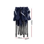 Instahut Gazebo Pop Up 3x4.5m w/Base Podx4 Marquee Folding Outdoor Wedding Camping Tent Shade Canopy Navy - Image 4