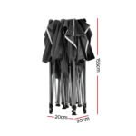 Instahut Gazebo Pop Up Marquee 3x6 Folding Outdoor 500D Tent Base Pod Black - Image 4