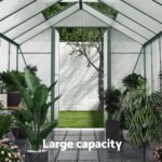 Green Fingers Greenhouse 6.3x2.44x2.1M Aluminium Polycarbonate Green House Garden Shed - Image 4