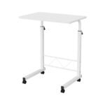 Artiss Laptop Desk Table Adjustable 60CM White - Image 3