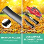 Giantz 20V Cordless Leaf Blower Garden Lithium Electric Battery Nozzles 2-Speed - Image 4