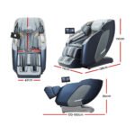 Livemor 4D Massage Chair Recliner SL Track Full Body Zero Gravity Massager Heated AI Body Scan Melisa - Image 2