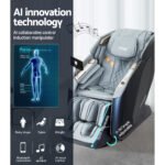 Livemor 4D Massage Chair Recliner SL Track Full Body Zero Gravity Massager Heated AI Body Scan Melisa - Image 5