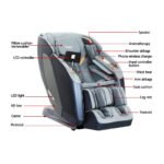 Livemor 4D Massage Chair Recliner SL Track Full Body Zero Gravity Massager Heated AI Body Scan Melisa - Image 9