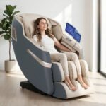 Livemor 4D Massage Chair Recliner SL Track Full Body Zero Gravity Massager Heated AI Body Scan SINA - Image 7