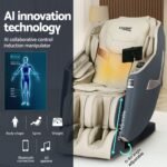 Livemor Massage Chair Electric Recliner Home Massager 3D Opal - Image 6