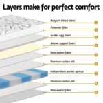 Giselle Bedding 30cm Mattress Medium Firm King Single - Image 6