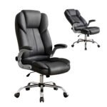 Artiss Executive Office Chair Leather Tilt Black