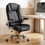 Artiss Executive Office Chair Leather Tilt Black - Image 10
