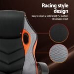 Artiss Gaming Office Chair Computer Executive Racing Chairs High Back Orange - Image 4