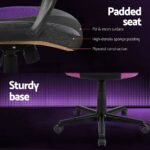 Artiss Gaming Office Chair Computer Chairs Purple - Image 6
