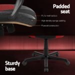 Artiss Gaming Office Chair Computer Chairs Red - Image 6