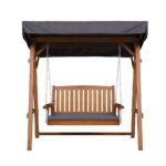 Gardeon Swing Chair Wooden Garden Bench Canopy 2 Seater Outdoor Furniture - Image 3