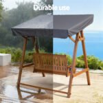 Gardeon Swing Chair Wooden Garden Bench Canopy 2 Seater Outdoor Furniture - Image 6